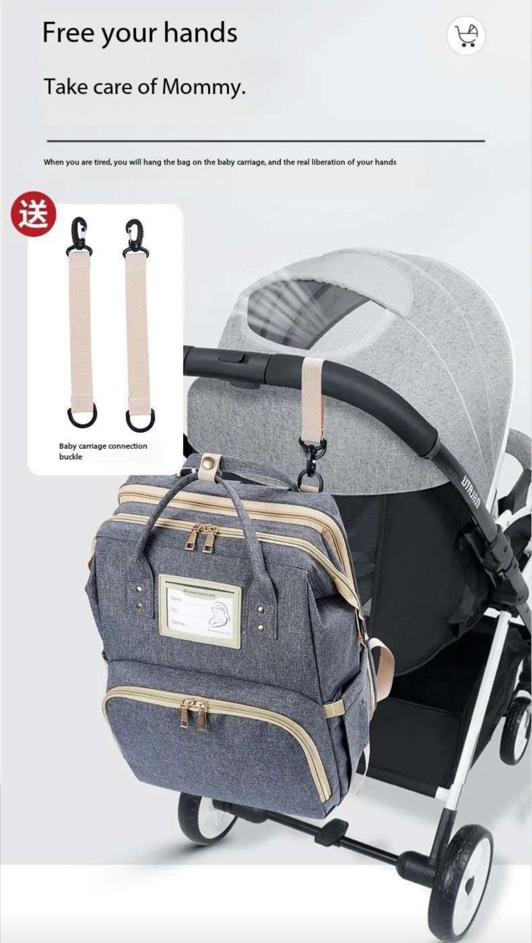 2025 NomadNest.Love™ Ultimate Multi-Purpose Diaper Bag Changepack