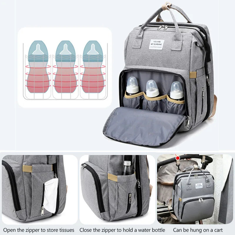 2025 NomadNest.Love™ Ultimate Multi-Purpose Diaper Bag Changepack